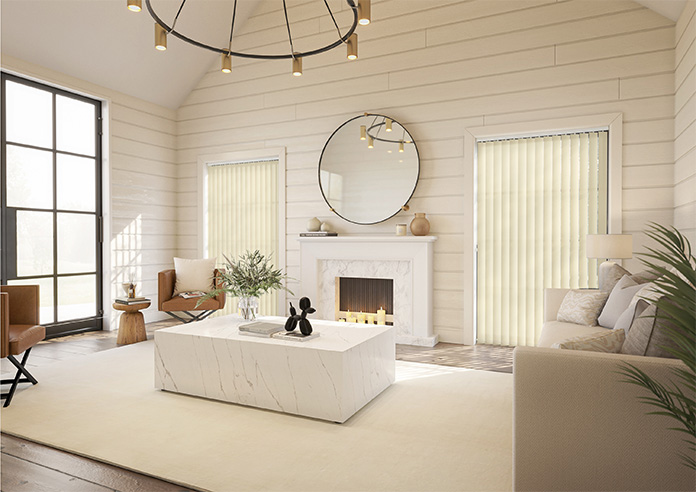 Deanna, Soft Cream - Vertical Blind - Image 7
